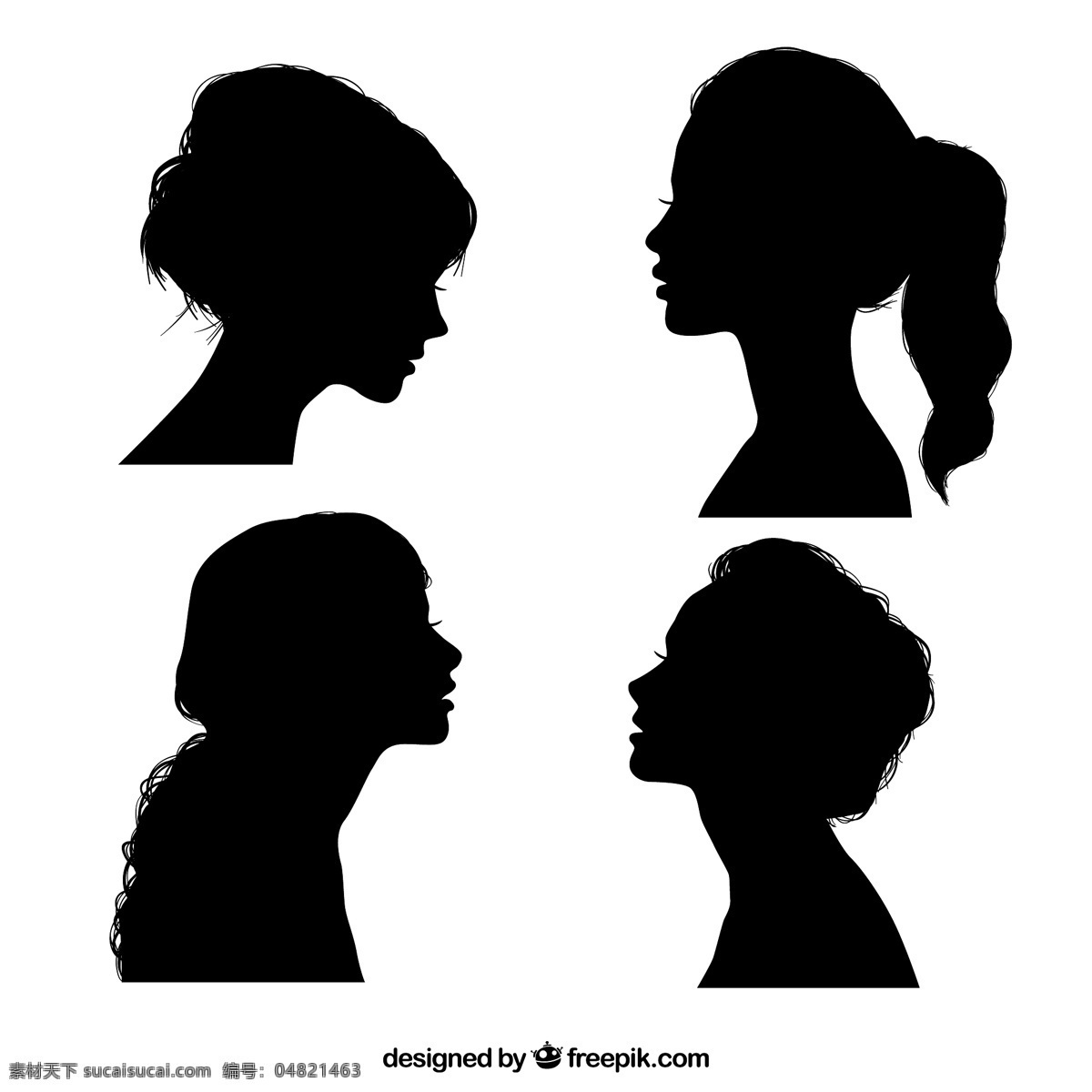 女子侧脸剪影 侧脸 剪影 头像 卡通 女人 女士 女子 女孩 女生 女性 人物 插画 背景 海报 画册 美女 女郎 矢量人物 人物图库 女性妇女
