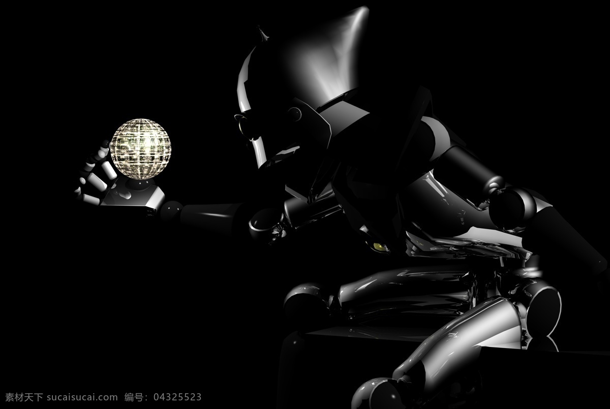 黑色 机器人 机器人素材 人物 人物素材 概念 机械 玩具 其他类别 现代科技