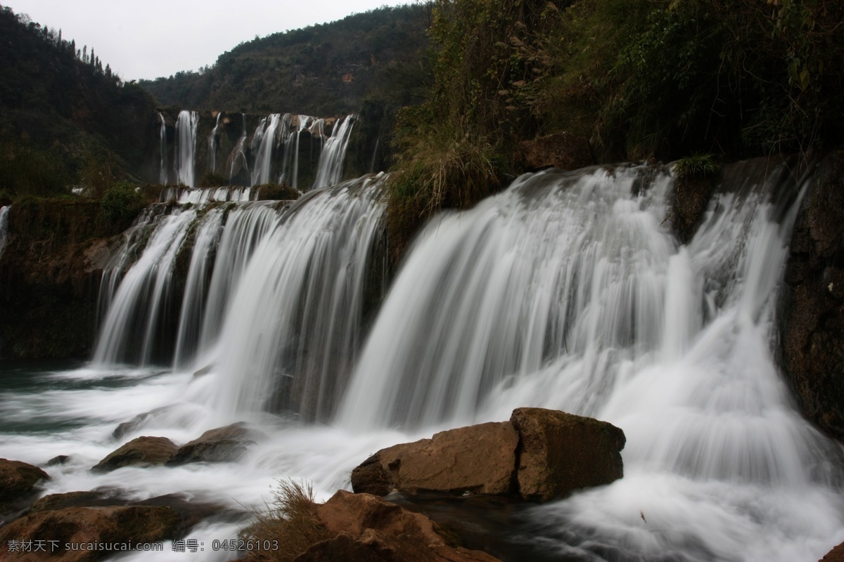 云南风景 九龙瀑布 瀑布 山河 山水 巨石 河流 国内旅游 旅游摄影