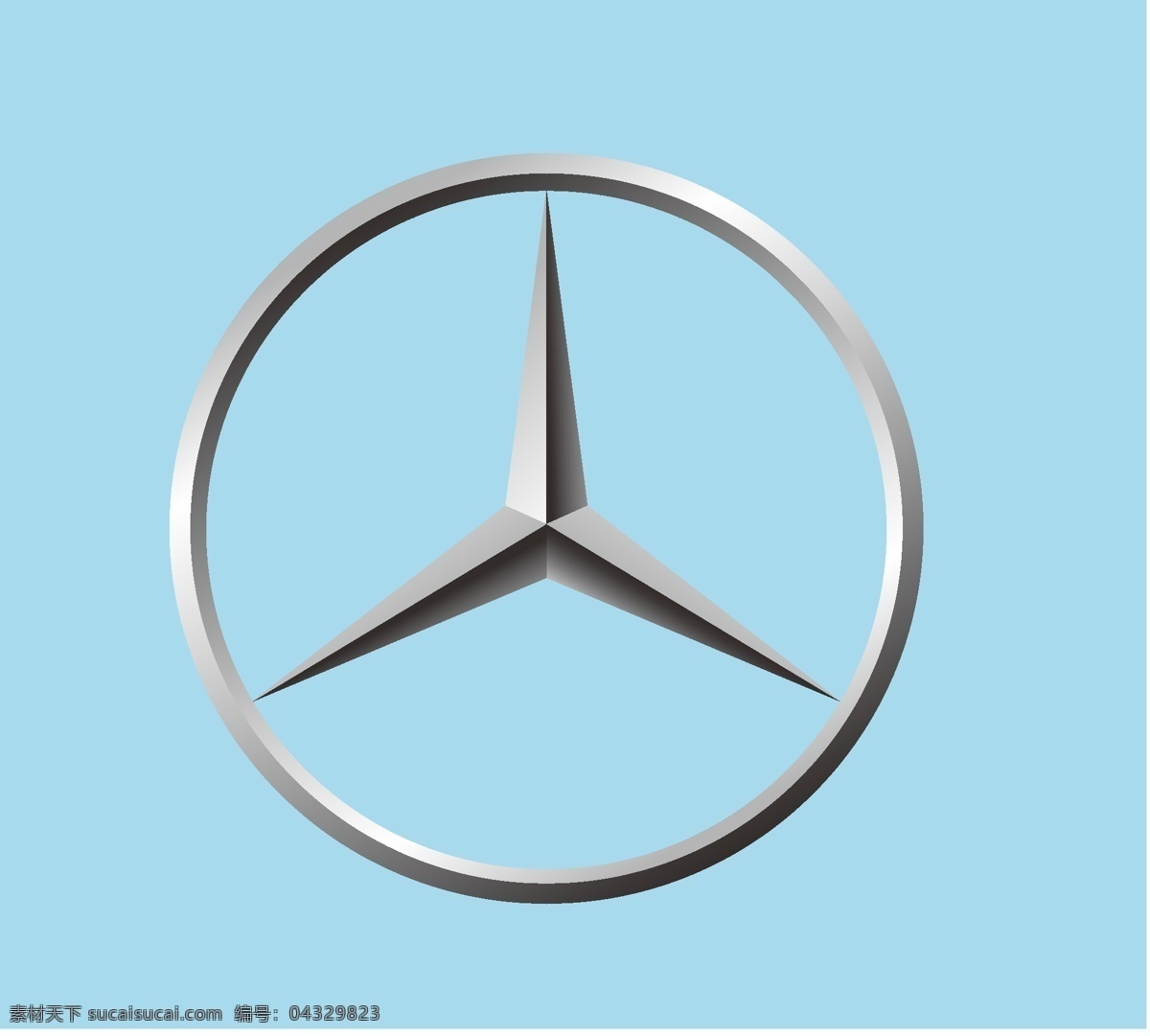 奔驰标志 logo 矢量 文件 汽车 梅赛德斯奔驰 标志图标 企业 标志