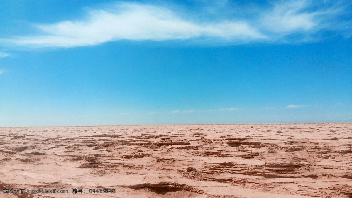 敦煌 沙漠 戈壁滩 一望无际 甘肃 酒泉 风景 自然景观 自然风景 青色 天蓝色
