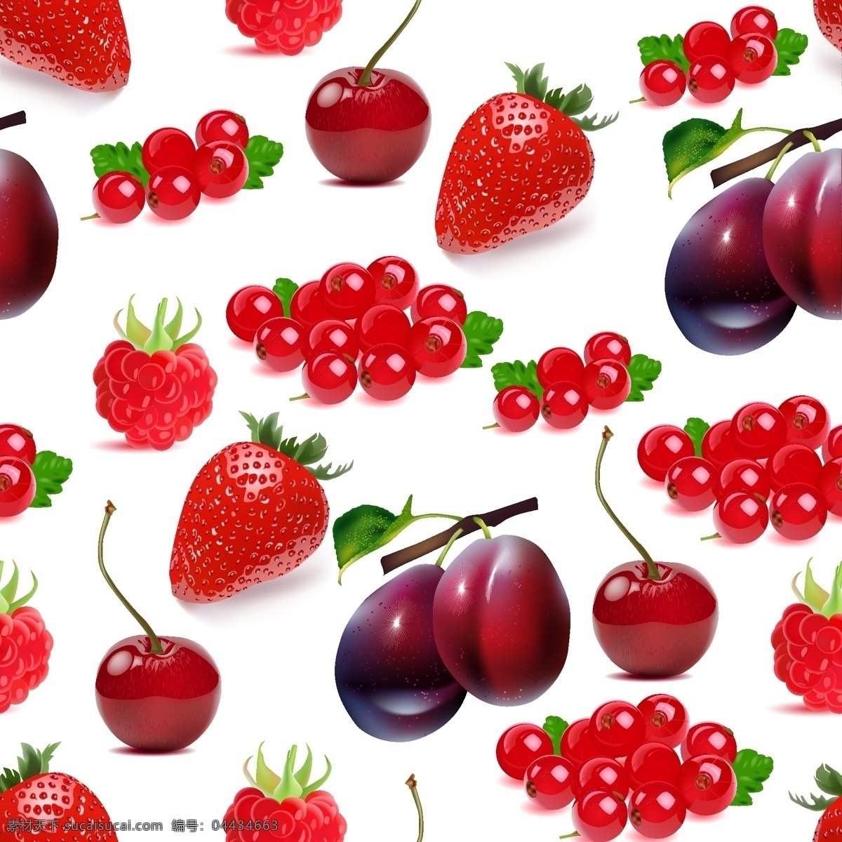 水果 背景图片 背景 草莓 底纹 卡片 生物世界 手绘 水果背景 水果矢量 矢量 模板下载 樱桃