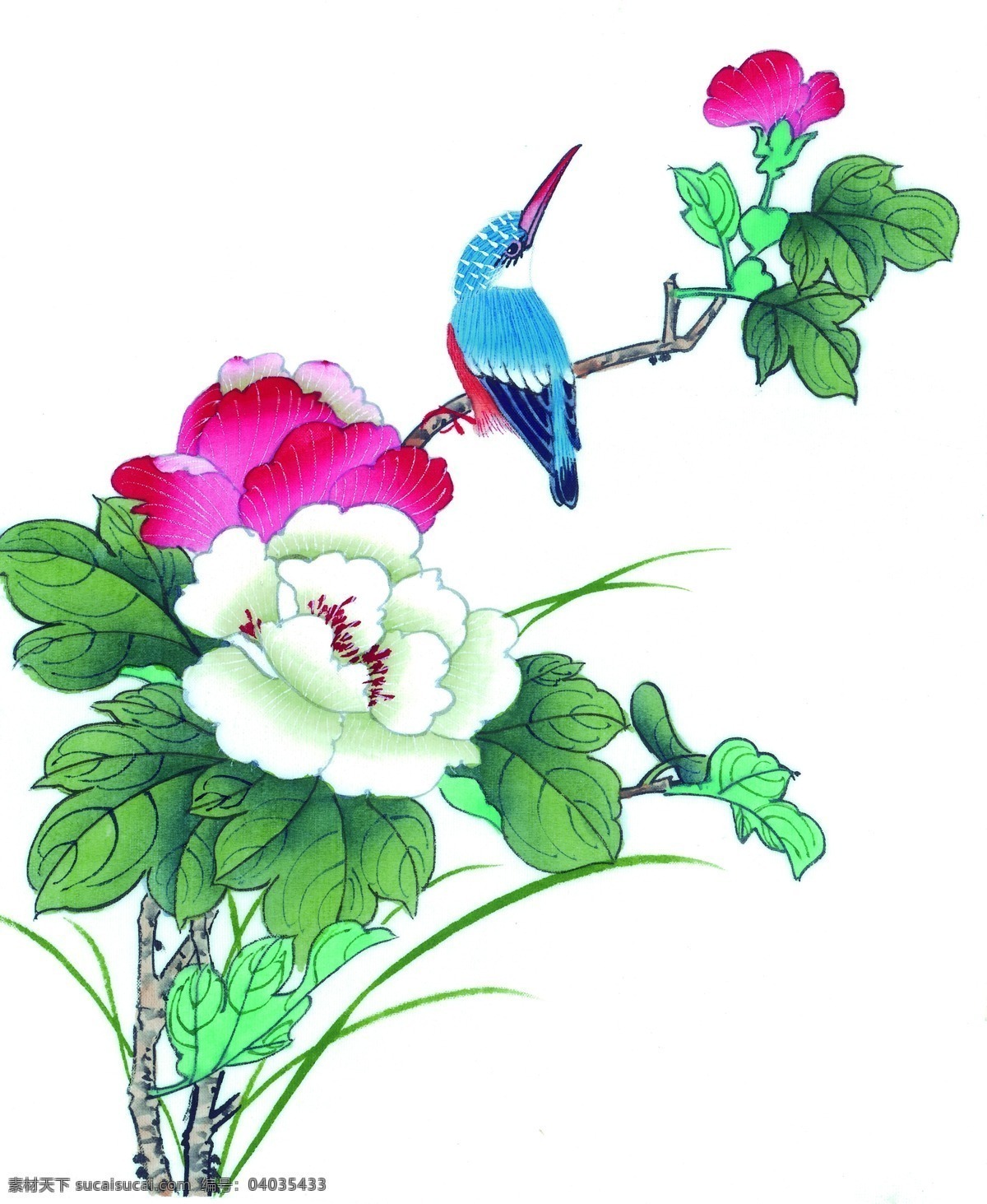 花鸟国画 文化艺术 绘画书法 设计图库