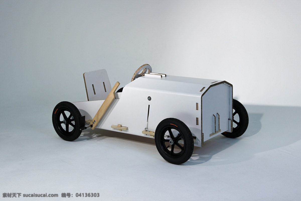 产品 儿童 概念 童年 玩具 环保 纸质 白色 赛车