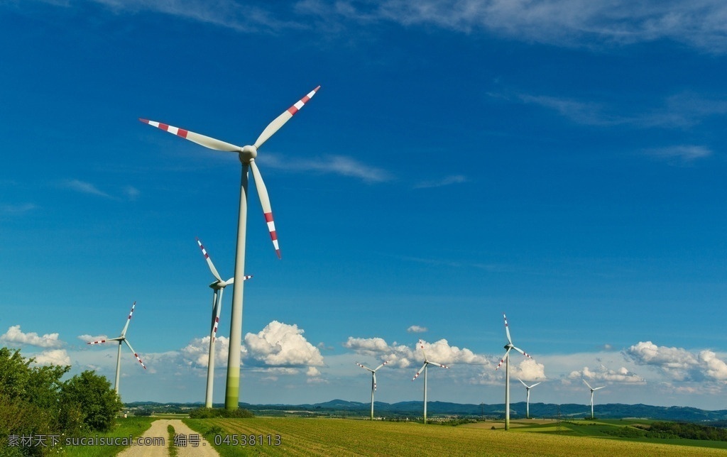 风车 电力风车 风力发电 绿色环保 绿色能源 绿色电力 环保 大风车 工业生产 现代科技 自然风光 可再生能源 自然景观 现代工业 再生能源 环保能源