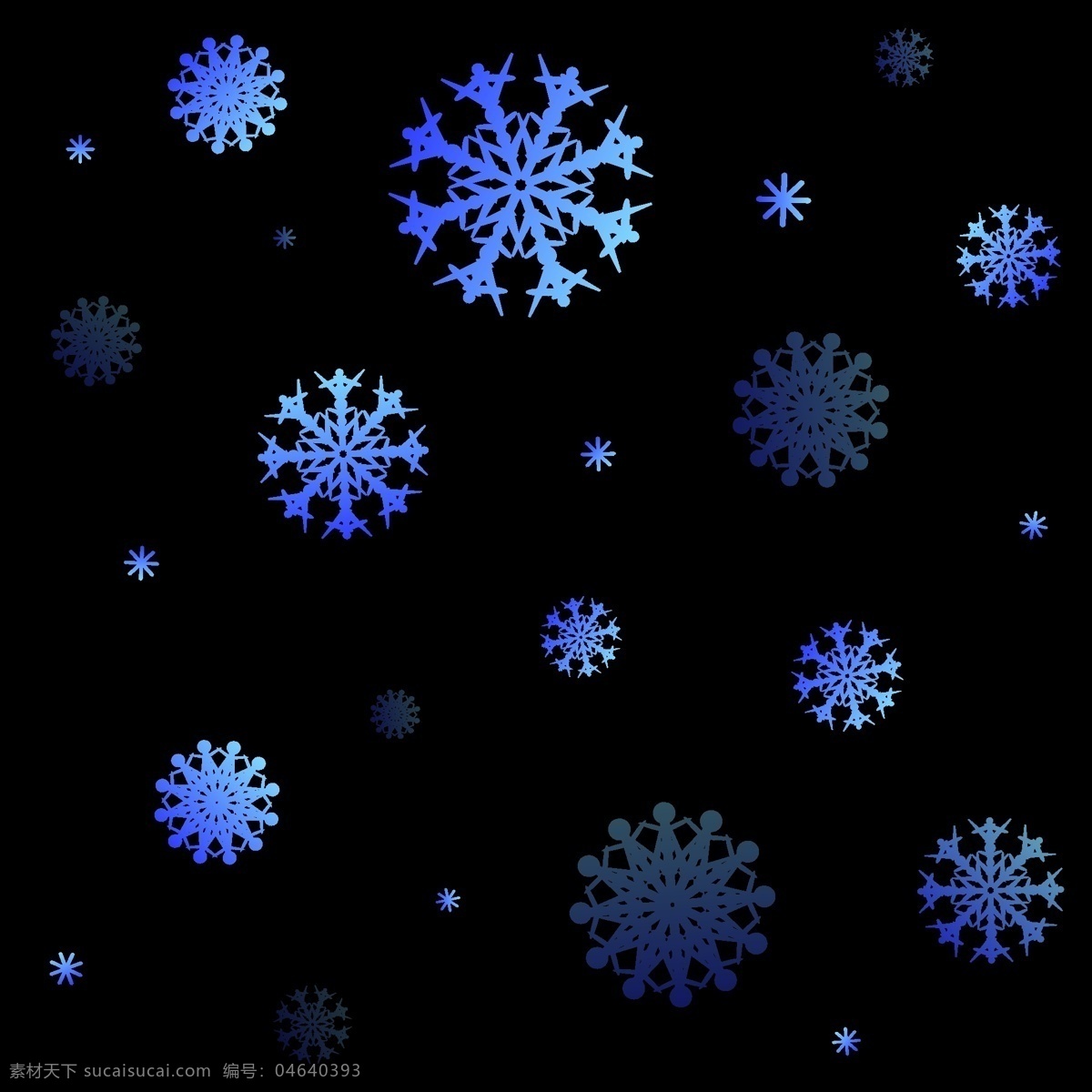 圣诞 矢量 蓝色 漂浮 雪花 元素 圣诞雪花 蓝色雪花 雪花漂浮 雪花元素 圣诞装饰