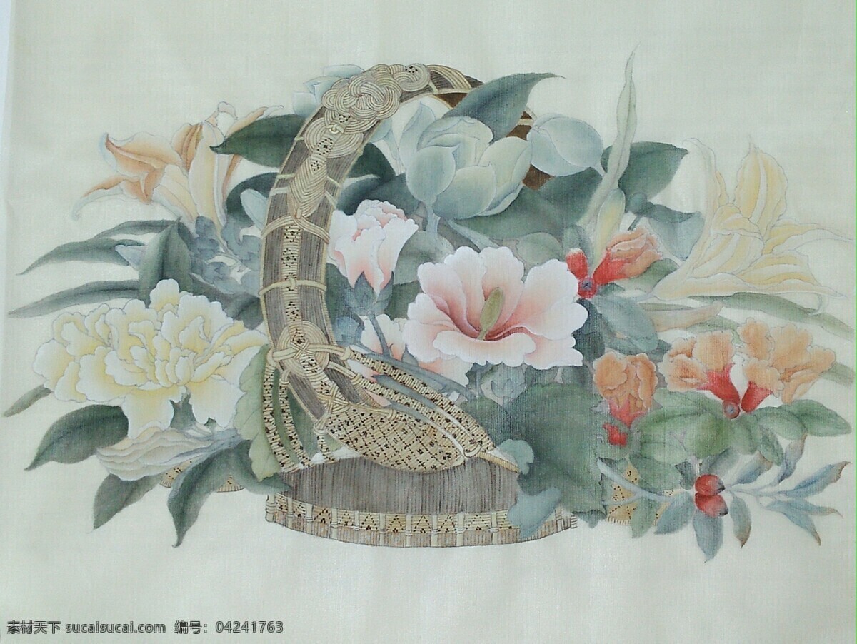 中国画 线描 装饰画 手绘 传统 文化 技法 晕染 文化艺术 绘画书法