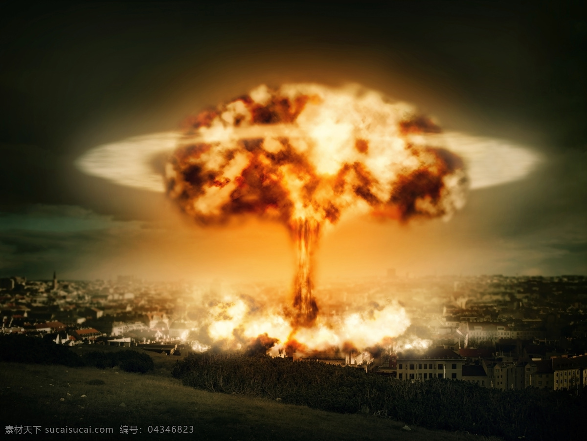 原子弹 爆炸 蘑菇云 火焰 火苗 原子弹爆炸 核爆炸 军事武器 现代科技