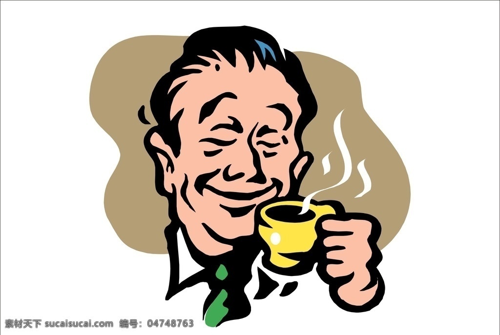 老人头 老人 头 头部 喝咖啡 喝茶 头像 男人头像 老人头像 老年人头像 老头 人物 人物图库 老年人