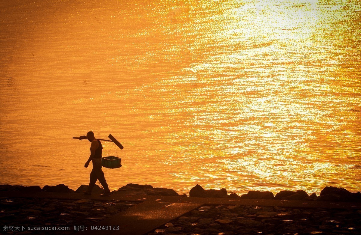 日出而作 金清 海岛风光 日出 金色海滩 出海 劳作 渔民 风光专辑 自然景观 自然风景