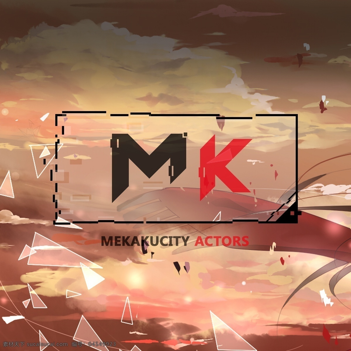 mk 标志设计 mekakucity actors mk标志设计 psd源文件 logo设计