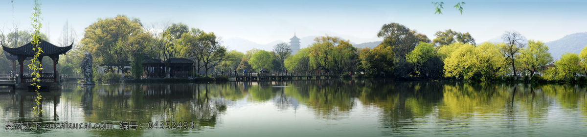 自然风光 摄影图片 凉亭 湖水 树林 大树 天空 景观 景区 休闲 旅游 山水风景 风景图片