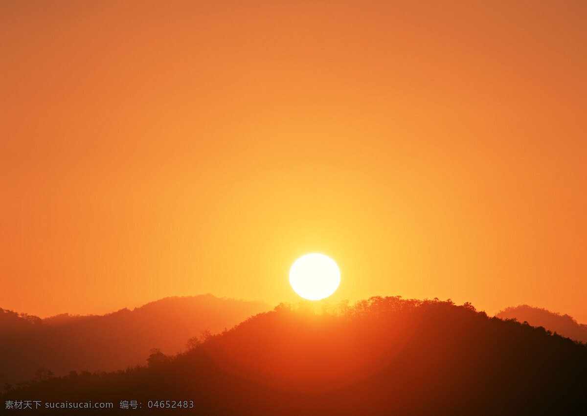 美丽夕阳 美丽风景 自然风景 风景摄影 大自然 美景 景色 夕阳 黄昏 落日 山峰 自然景观 橙色