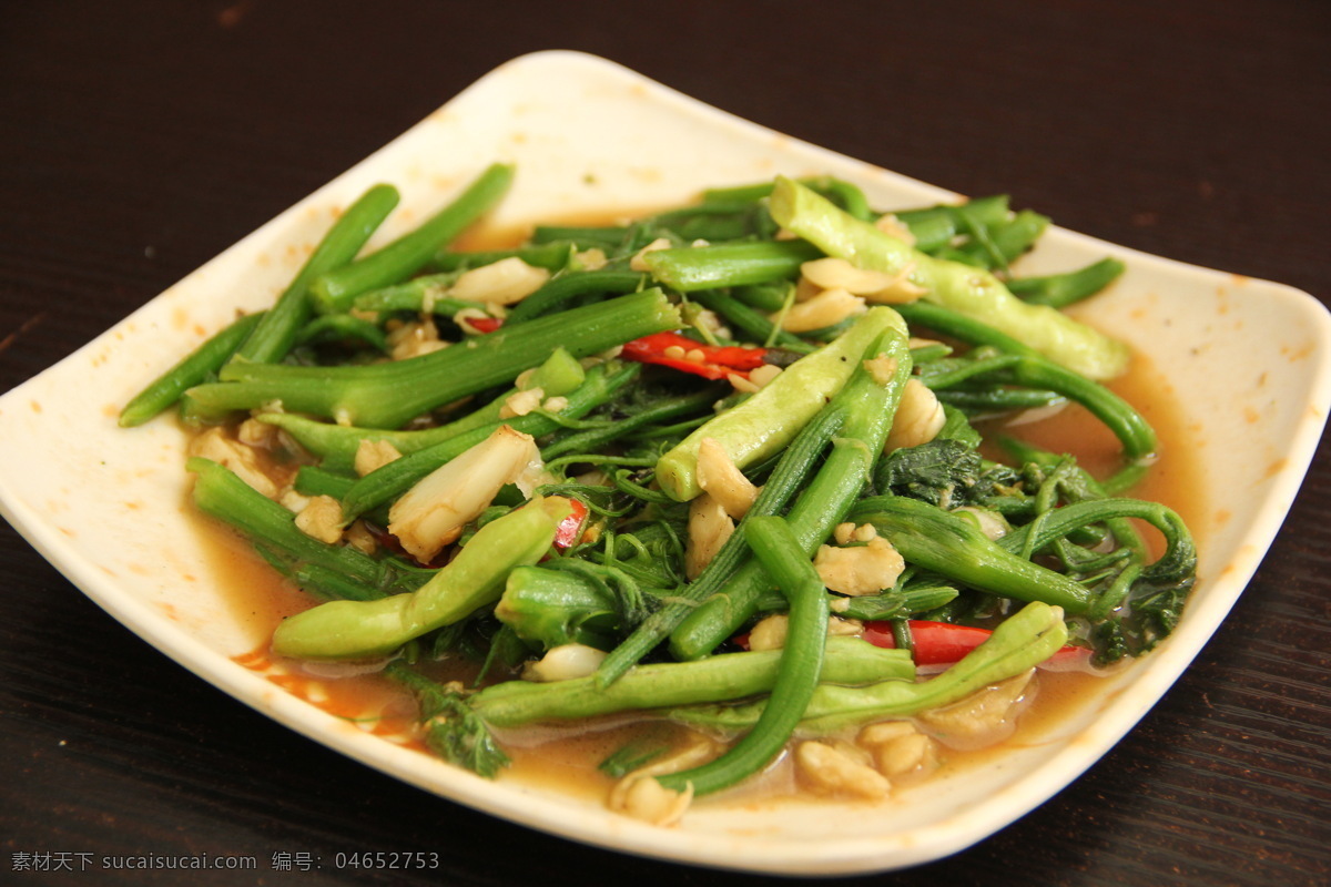 蒜蓉炒青菜 中餐 客家菜 客家菜式 中式美食 客家美食 菜式 菜品 菜品图 炒青菜 青菜 番薯苗 食物 餐饮美食 传统美食