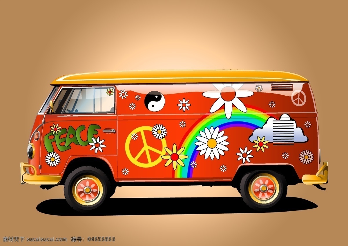 太 酷 红色 嬉皮士 货车 矢量 图形 70年代 web 爱 彩虹 插画 创意 大众 代 范 和平 病 媒 生物 时尚 免费 独特的 原始的 高质量 质量 新鲜的 设计嬉皮士 嬉皮士货车 七十年代 红色的 花 阴阳 载体 矢量图