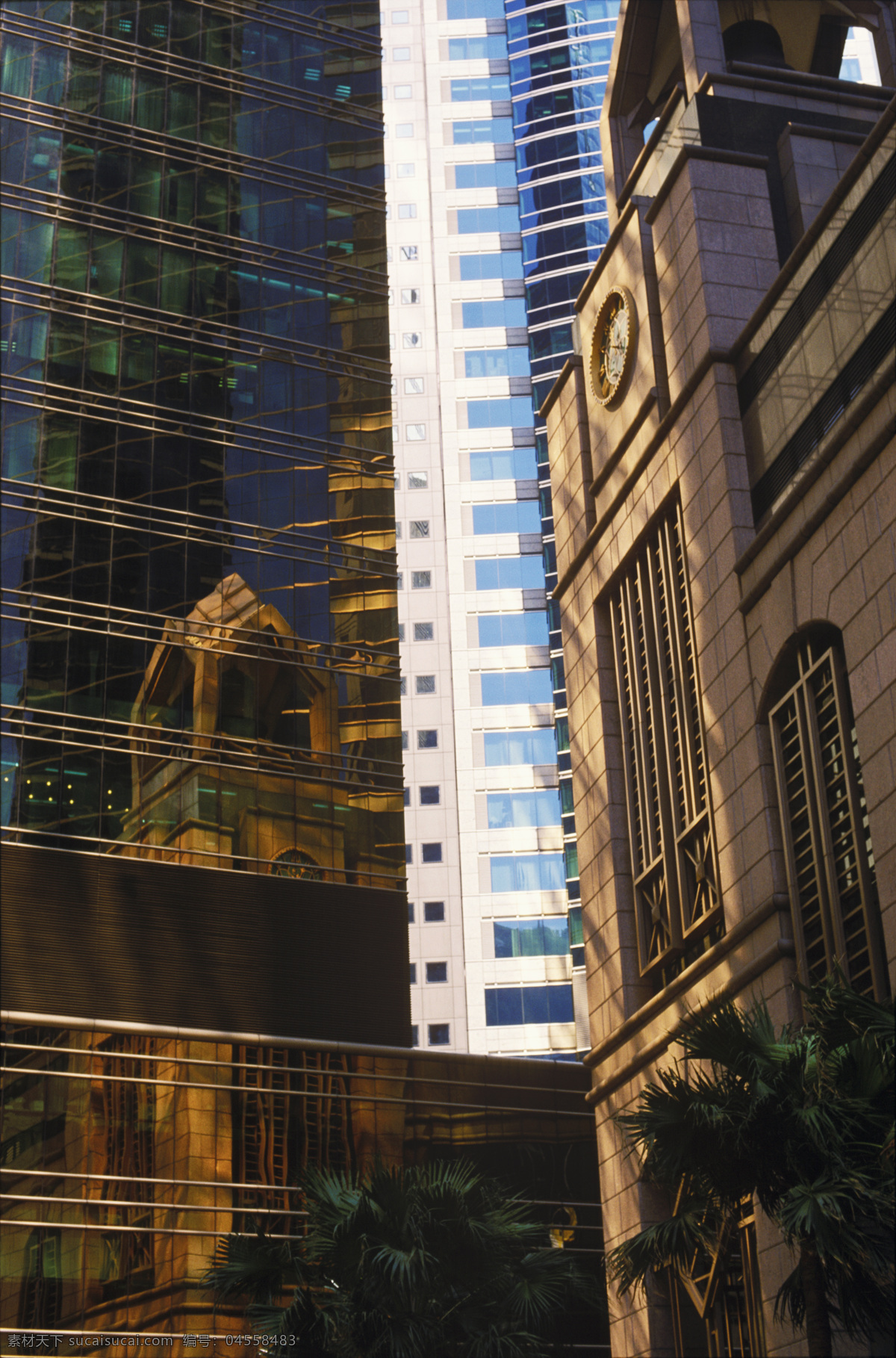香港 高楼大厦 钟楼 城市风光 建筑 风景 繁华 繁荣 摄影图 高清图片 环境家居