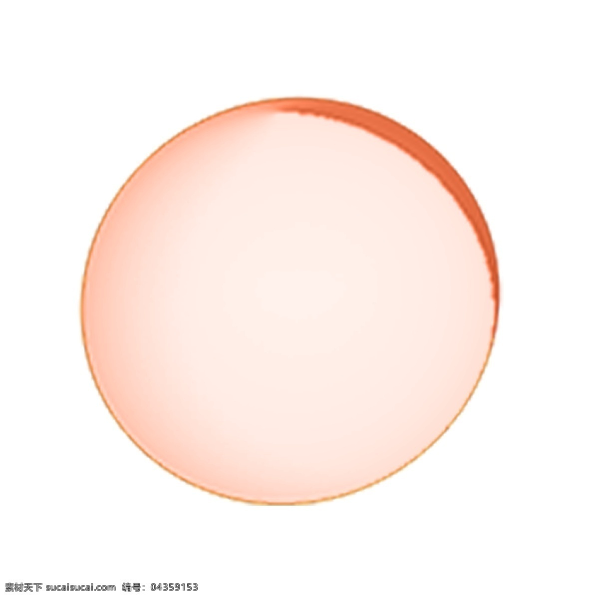 橙 白色 圆球 免 抠 图 气球 圆形球 立体圆球 发光 橙色 暖色色系圆球 立体 球
