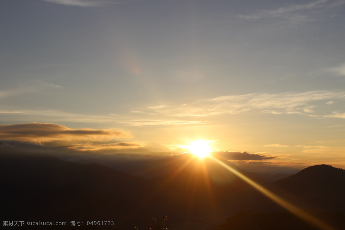 傍晚的景色 日落 夕阳 太阳下山 傍晚 黄昏 尼泊尔 尼泊尔雪山 旅游摄影 国外旅游