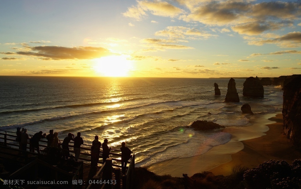 晚霞 霞光 夕阳 沙滩 海滩 海水 大海 澳大利亚风景 澳洲风光 自然风景 自然景观 自然 景色 高清