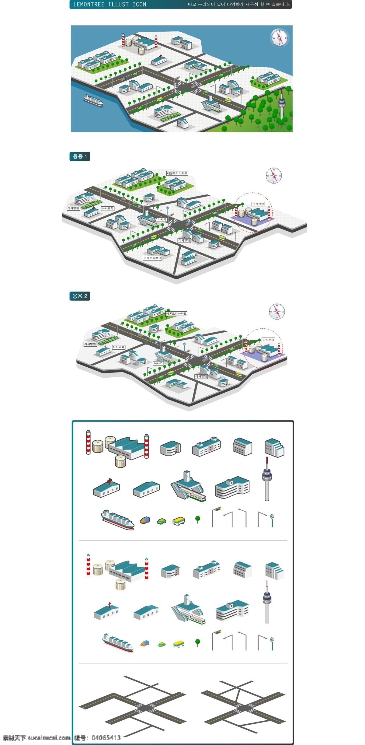 矢量 地形图 地图 卡通 可爱 楼房 线条 像素 ws521xs 矢量图 其他矢量图