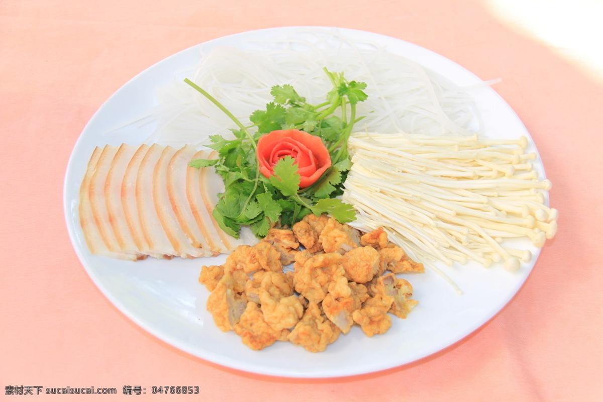金针菇 餐饮美食 火锅 美食素材 米粉 丸子 西餐美食 猪肉片 psd源文件 餐饮素材