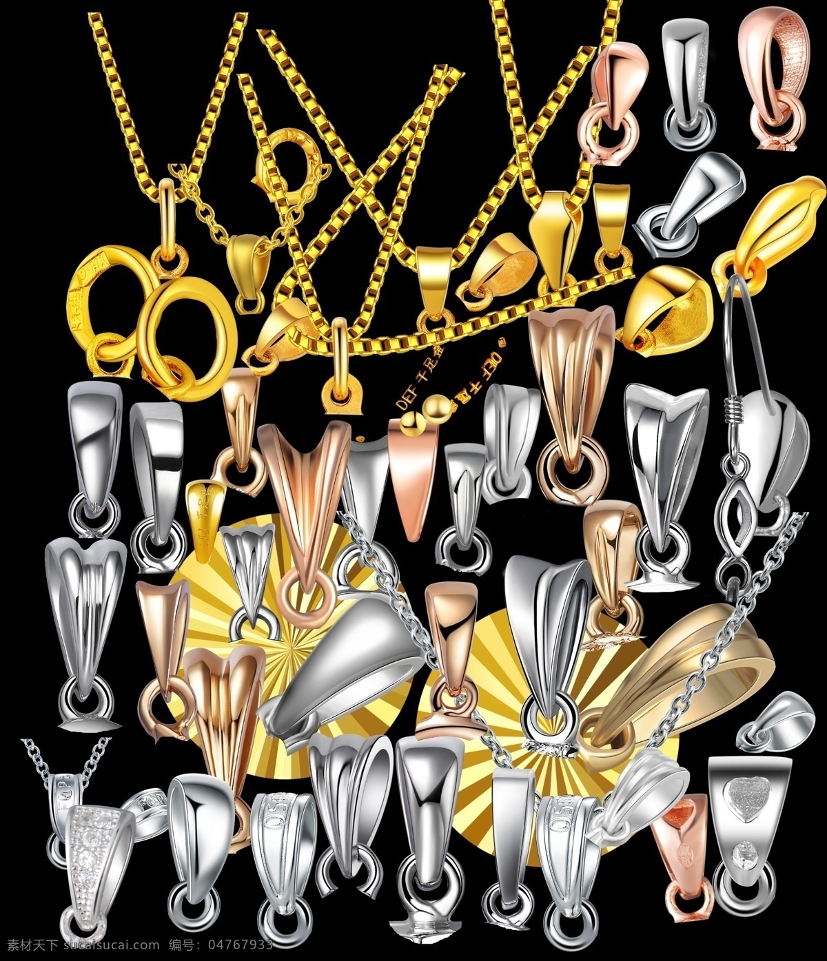 珠宝精修素材 钻石素材 锆石素 饰品精修素材 宝石素材 珠宝修图 分层