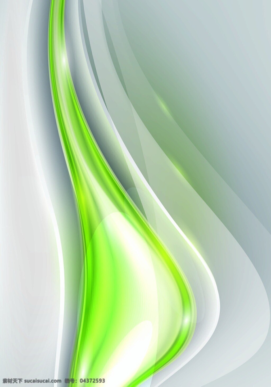 绿色 曲线 背景 模版 商务小清新 矢量素材 矢量背景模版 简约 背景绿色 矢量曲线