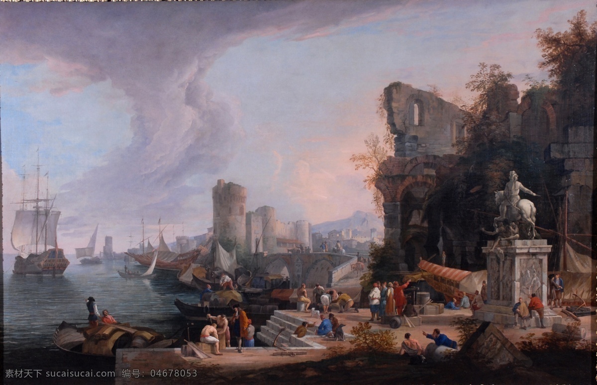 娴 锋 腐 鍜 屽 煄 鍫 风景 油画 建筑 田园 植物 水景 印象 画派 装饰画 装饰素材