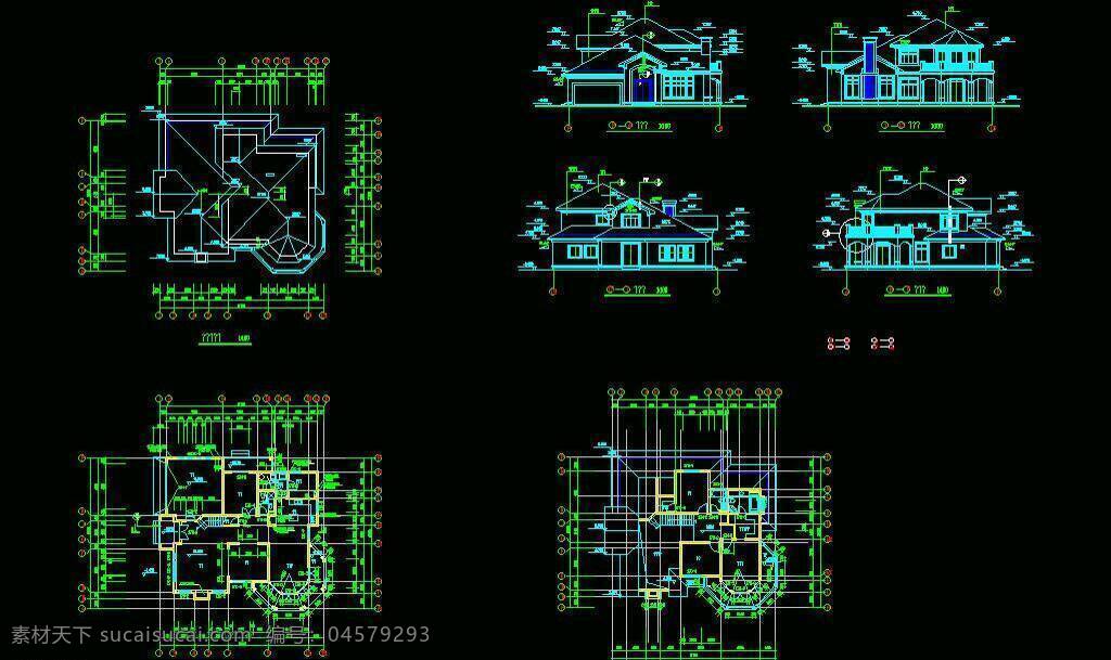 cad 别墅 叠加 度假 房屋 公馆 公寓 豪宅 环境设计 建筑设计 dwg 图纸 平面图 装修 装饰 施工图 立面图 剖面图 楼房 洋房 环境绿化 独栋 联排 双拼 私宅 别业 居所 庄园 休闲 住宅 连排别墅 排屋别墅 源文件 cad素材 室内图纸