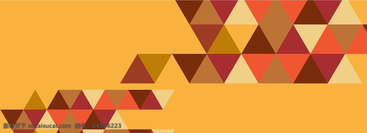 简约 商务办公 几何 色块 拼接 banner 橙色 商务 办公 金融 图形 形状 三角形 拼色 横版 海报 背景