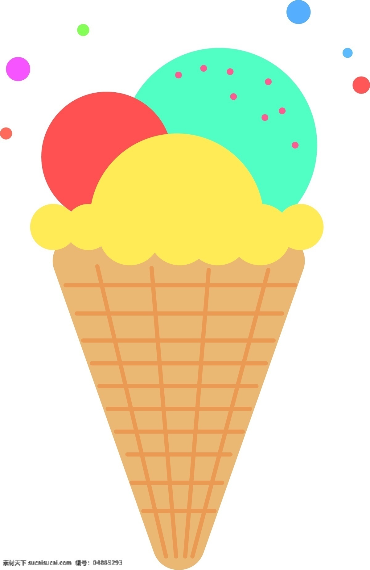 原创 甜品 冰淇淋 矢量 插画 图 元素 插图素材 冰淇淋插图 冰淇淋素材 美食插图 矢量插图