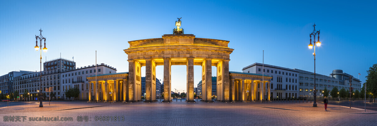德国 勃兰登堡门 旅游景点 世界著名建筑 美丽风光 美丽风景 风景摄影 建筑设计 环境家居 蓝色