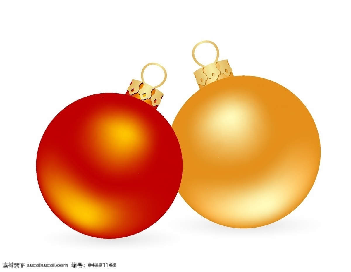 卡通 圣诞 装饰 球 元素 小清新 喜庆 圣诞球 矢量元素 手绘 光泽 装饰球 ai元素