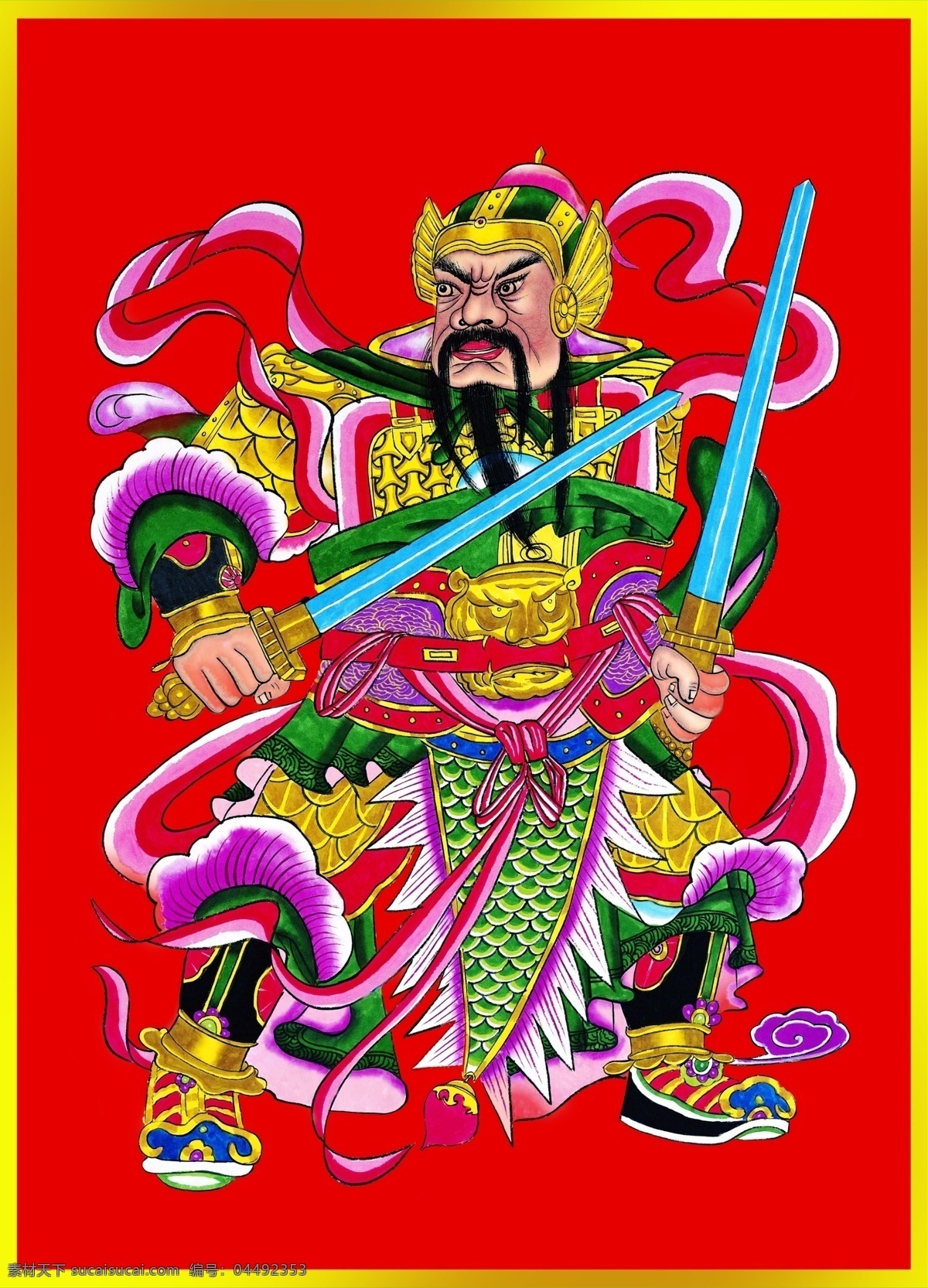 分层门神 层门神 分层图 大像素门神 高分辨率门神 门神素材 分层 源文件
