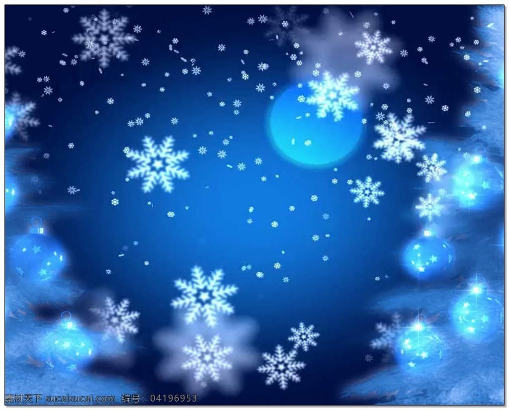 婚礼 唯美 蓝色 雪花 视频 高清视频素材 视频素材 动态视频素材 梦幻