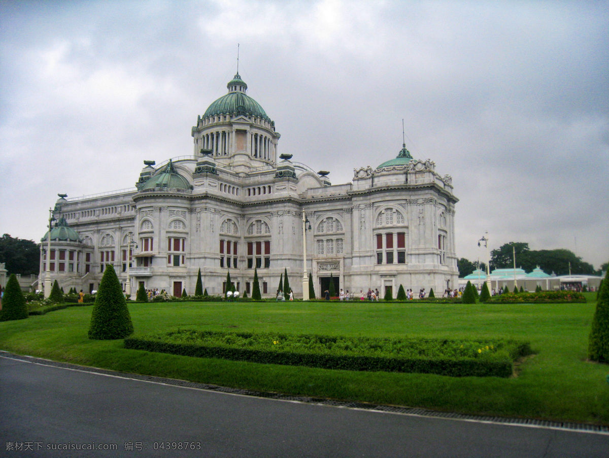 泰国旅游 泰国 曼谷阿兰达 皇家博物馆 泰国议会大厦 建筑园林 建筑摄影