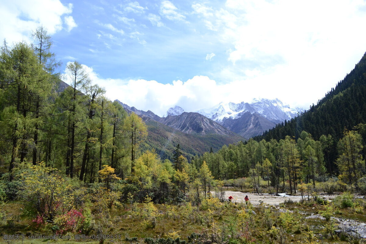 四姑娘山 长坪沟 美景 风光 四川风景 自然景观 山水摄影 雪山 山水风景 风景专辑2 旅游摄影 国内旅游