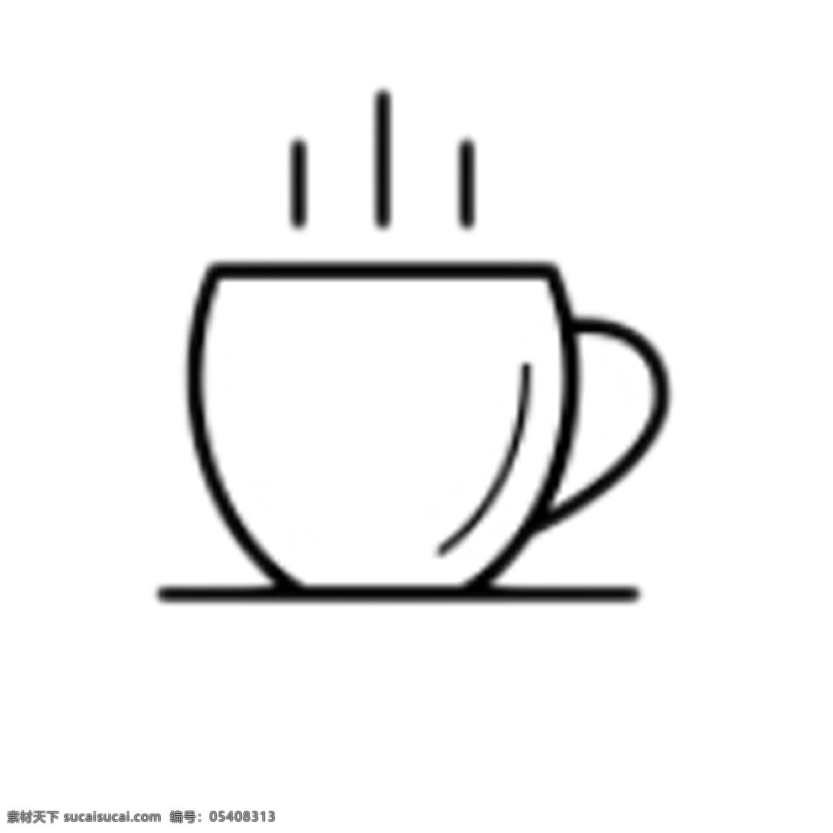 扁平化小杯子 热饮 茶杯 扁平化ui ui图标 手机图标 界面ui 网页ui h5图标