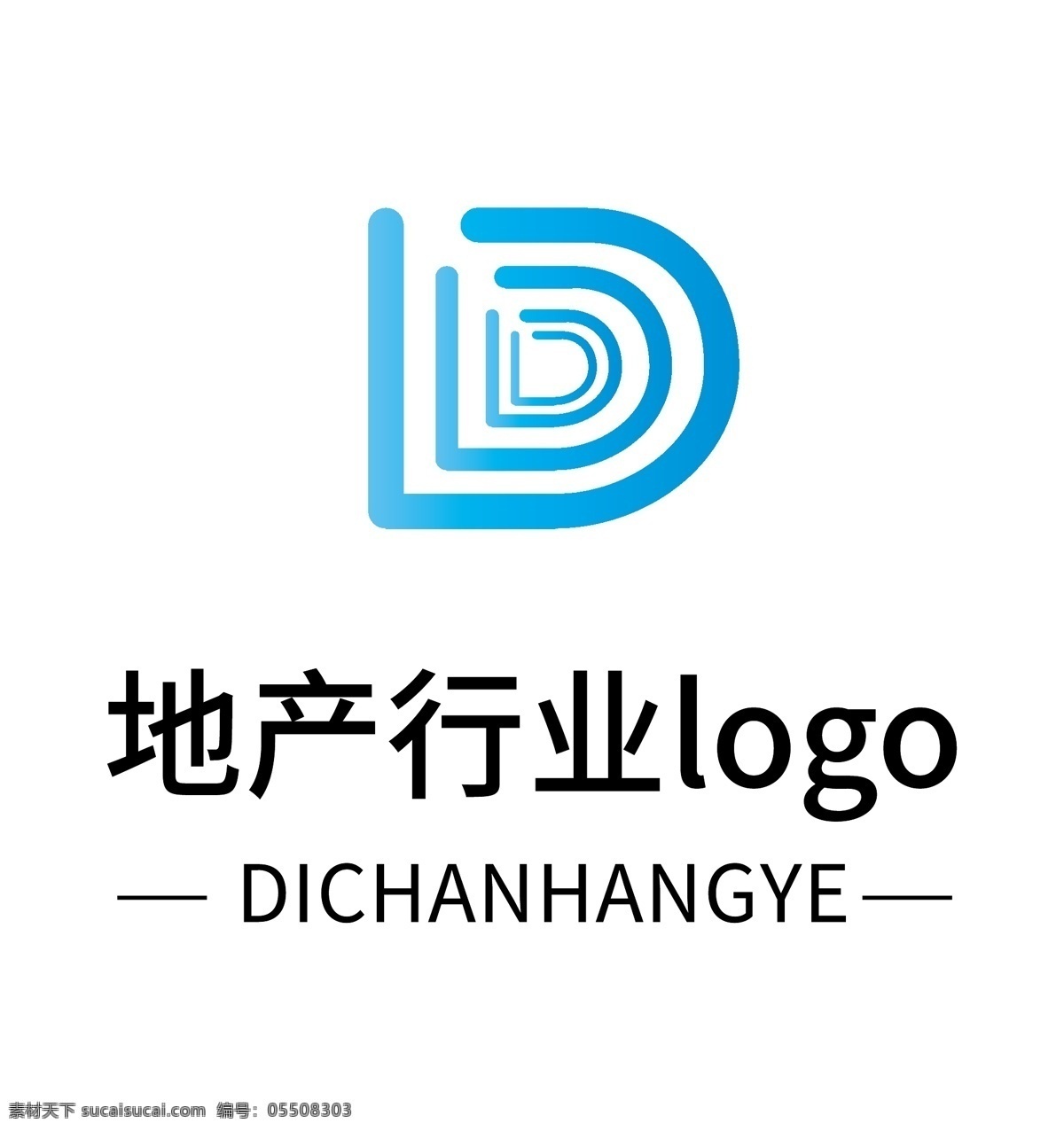 地产 行业 logo 地产行业 房地产 字母logo logo设计 d