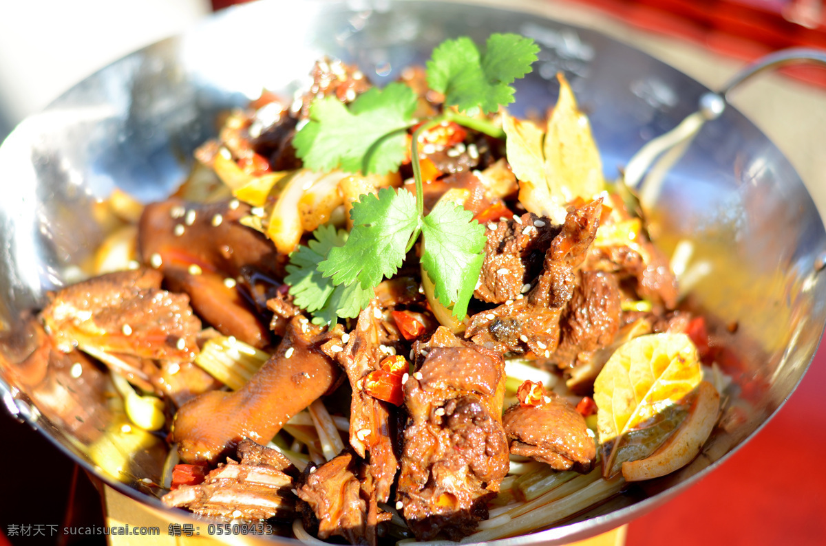 干锅鹅 鹅 干锅 鹅肉 餐饮美食 传统美食