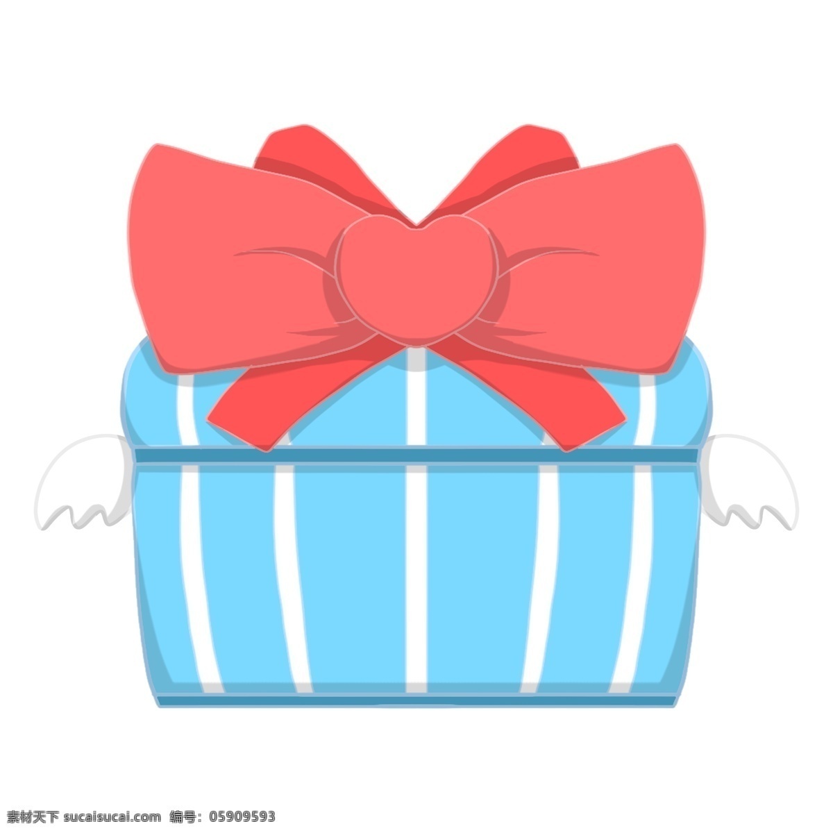 手绘 情人节 礼物 插画 礼物盒 红色蝴蝶结 手绘礼物 插图 蓝色礼物盒 蝴蝶结插图 礼物插画