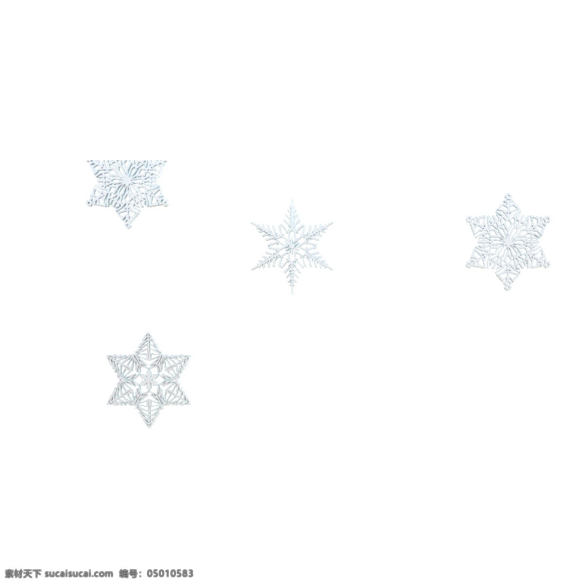 白色 漂浮 五角星 元素 光泽 质感 闪耀 晶莹剔透 创意 纹理 几何 尖锐 卡通插画 天气 大自然