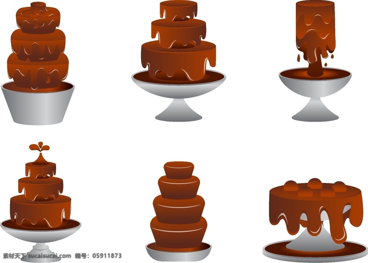 巧克力 喷泉 矢量 手绘糖果 糖果 手绘食物 手绘美食 糖 甜品 手绘甜点 矢量素材 巧克力球 情人节 甜蜜 巧克力食品 巧克力喷泉