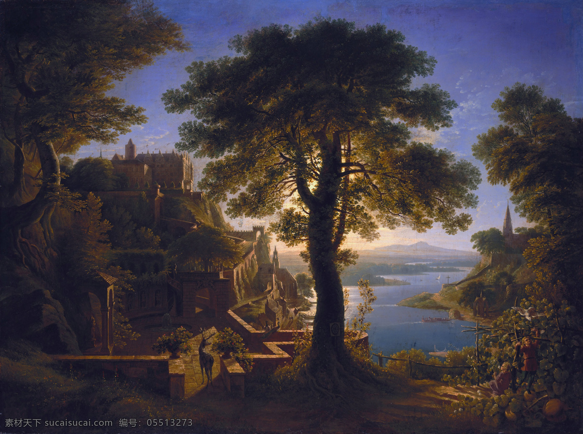 书法 风景图片 风景画 风景 书画 绘画书法 文化艺术 书法风景 书画文字