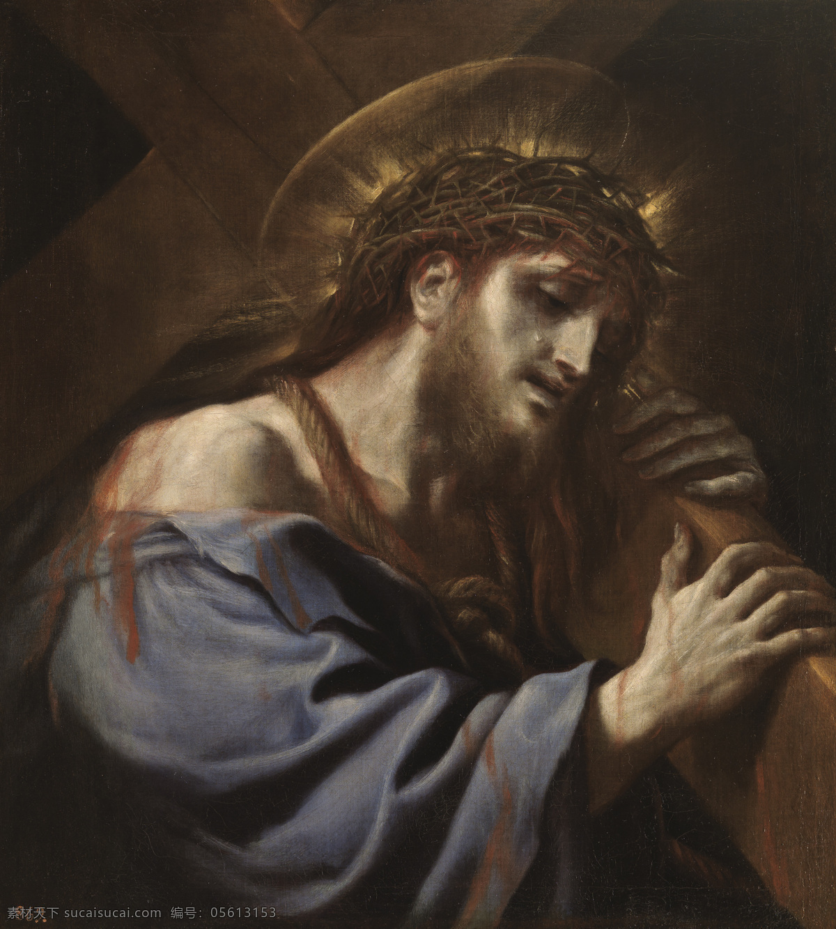 presto 人物 油画 装饰画 意大利 画家 卢卡 焦尔 达诺 fa ca cuestas cruz la con cristo luca giordano 历史 战争 装饰素材