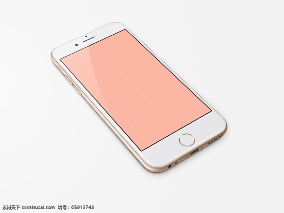 金色 iphone6 斜面 模板 ip6 苹果手机 ip6模板 白色 电脑电子 移动界面设计 手机界面