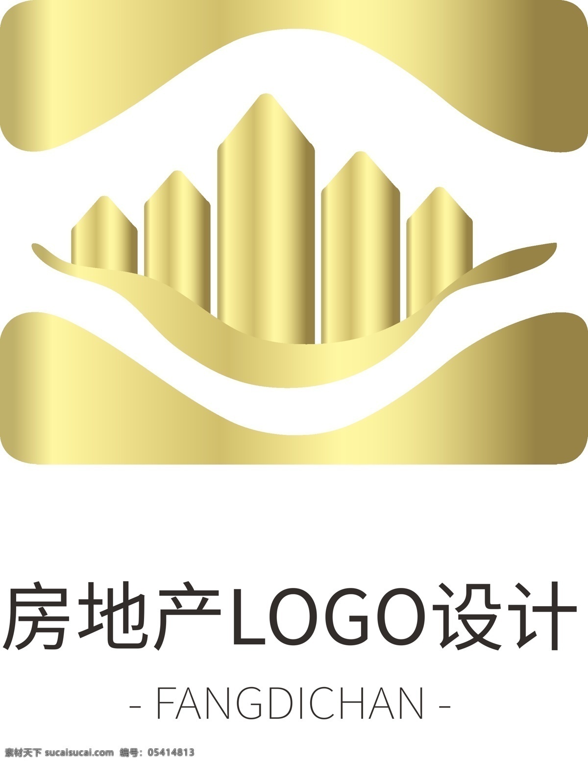 房地产 logo 地产logo 地产 渐变