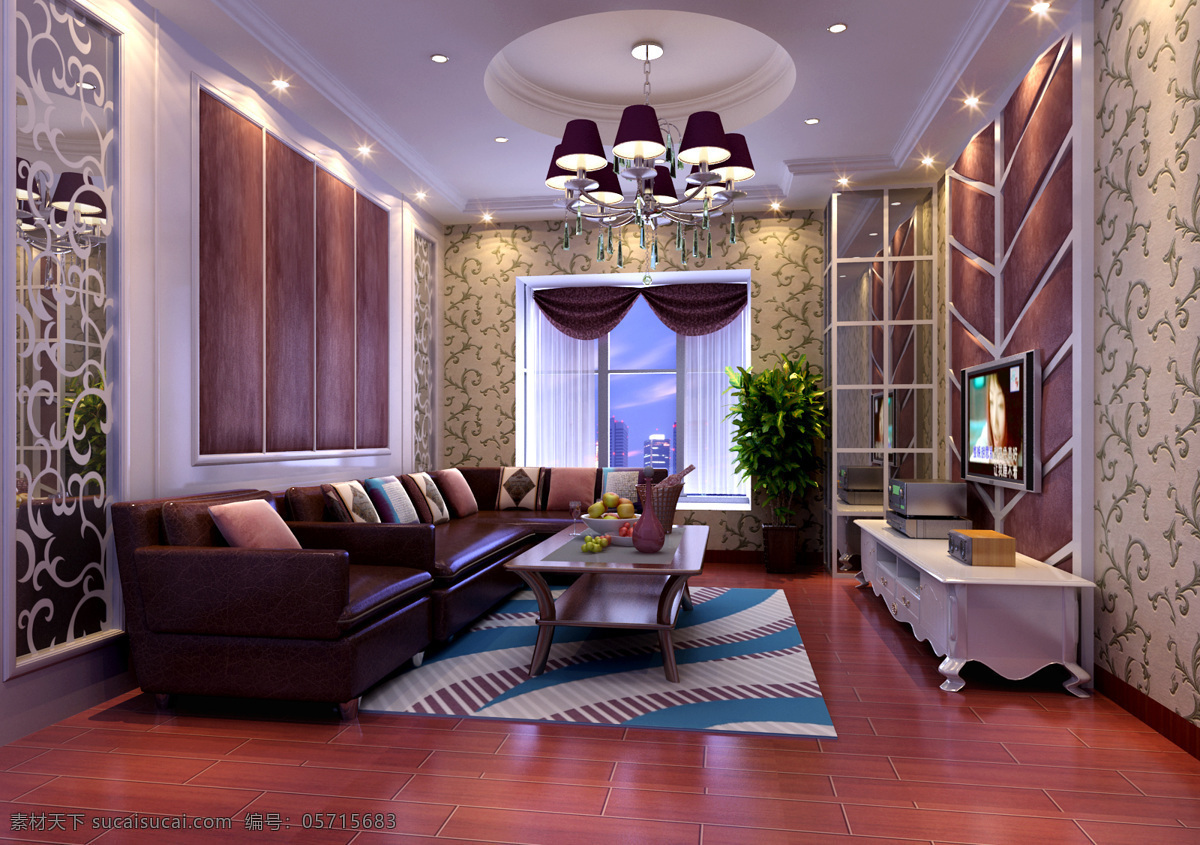 视听室 环境设计 客厅 室内设计 室内设计图 设计素材 模板下载 家居装饰素材