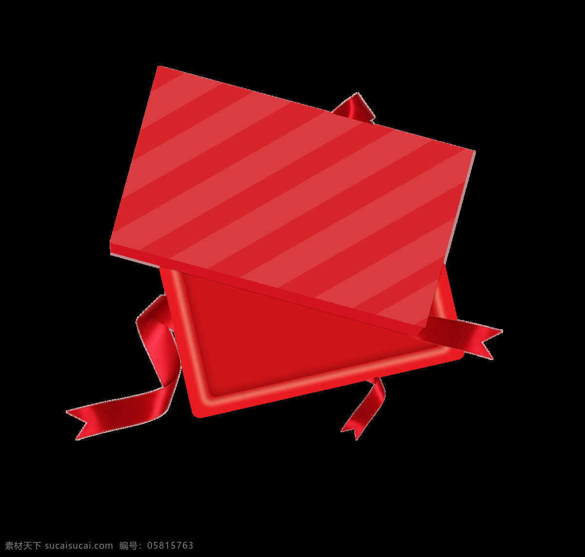红色 鞋盒 元素 png元素 包装 节日 免抠元素 透明元素