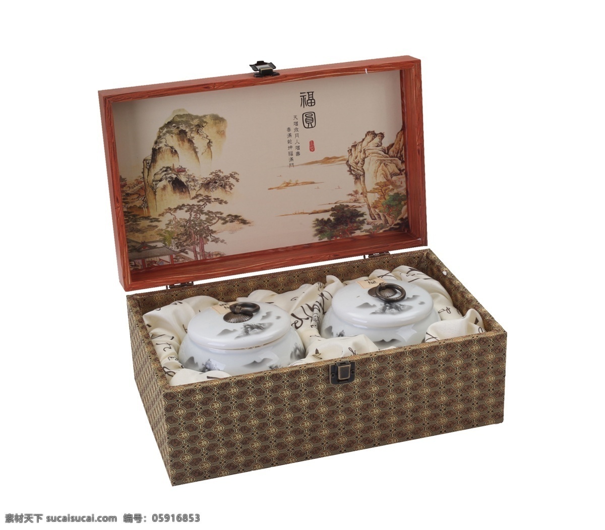 传统 中国 风 复古 花纹 盒子 瓷器 中国风 锦盒 四方盒子 复古花纹 中国风画 花纹盒子 包装盒 打开的盒子